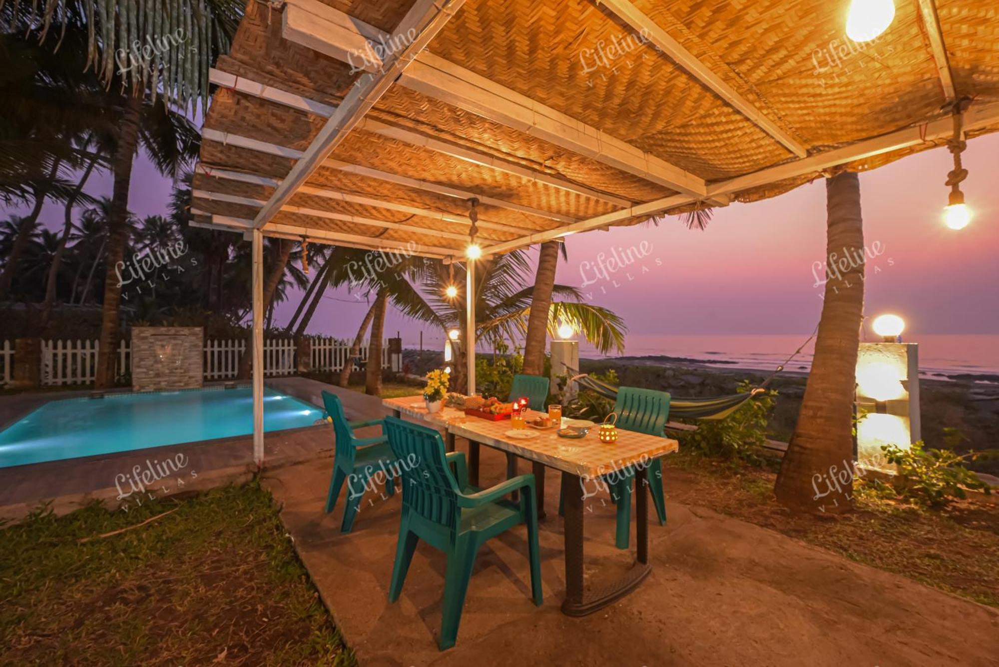 אליבג En Ocean Infinity Pool Villa Overlooking Sea ,Beach Touch מראה חיצוני תמונה